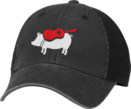 Black Pig Trucker Hat