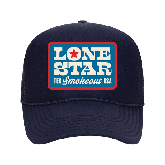 Lone Star Blue Foam Trucker Hat