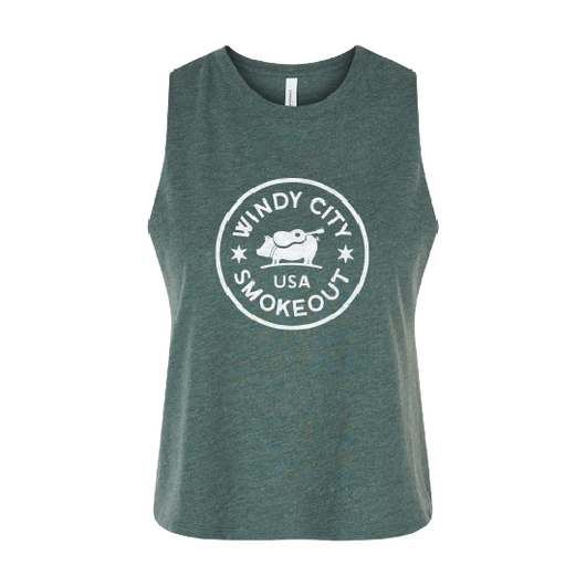 Green Crop Tank