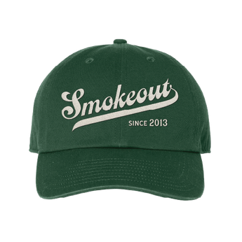 Green Embroidered Dad Hat