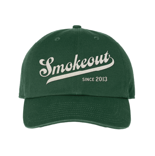 Green Embroidered Dad Hat