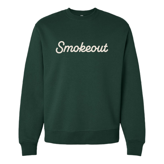 Green Smokeout Crew Sweatshirt