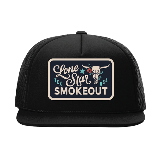 Lone Star Smokeout Black Foam Trucker