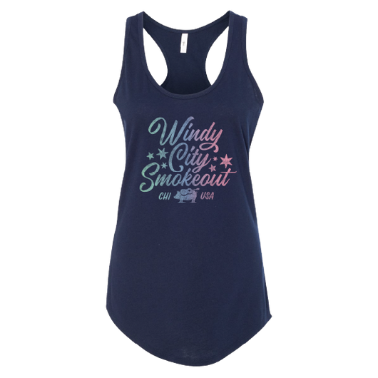 Navy Rainbow Tank