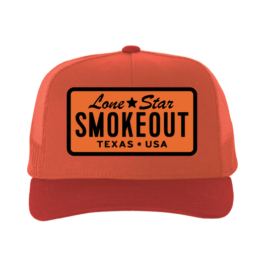 Lone Star Orange Trucker Hat