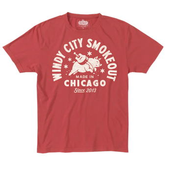 Red Jumping Pig Tee