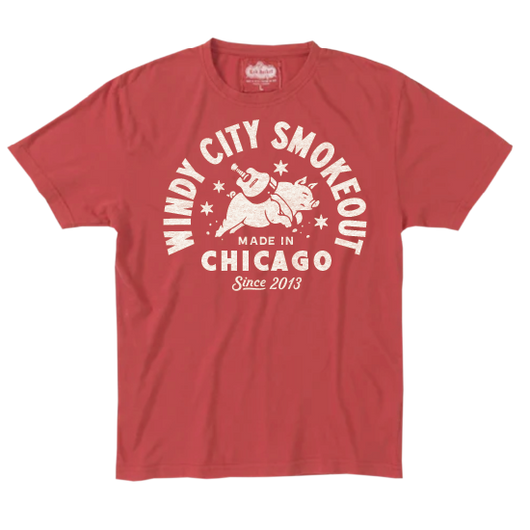 Red Jumping Pig Tee