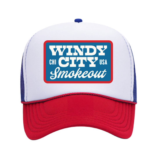 2025 Red, White and Blue Foam Trucker Hat