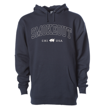 Navy Smokeout Embroidered Sweatshirt